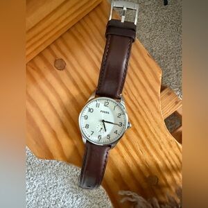 Fossil Brown Leather Watch
